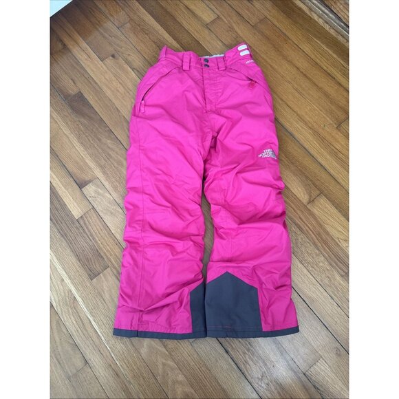 The North Face Hyvent Insulated Snow Pants Girls Pink Size10/12(M) - Picture 1 of 6